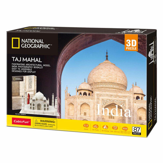 Cubic Fun 3D Puzzel National Geographic Taj Mahal