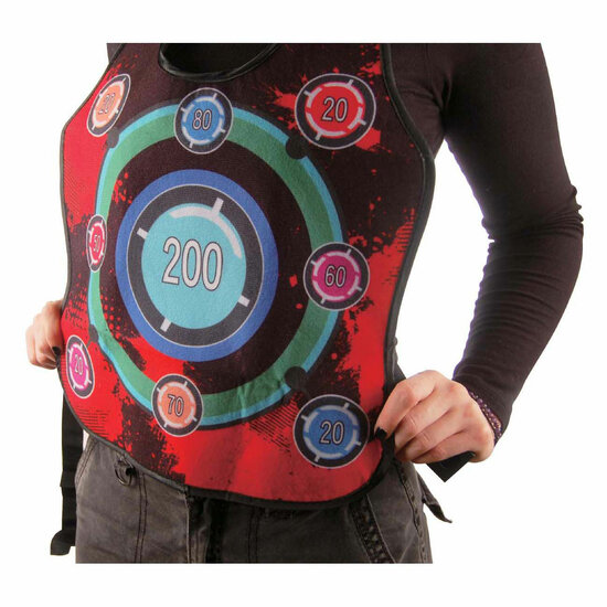 Gametime Klittenband Werpspel met 2 Vesten en 6 Ballen