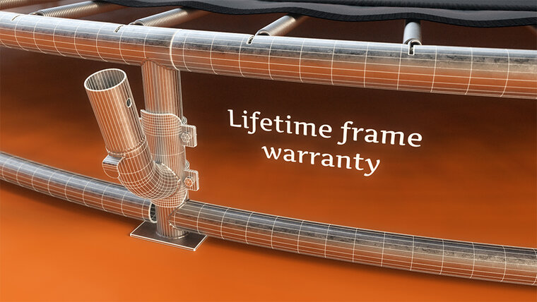 Avyna Trampoline InGround 380x255 (238) met net | Camouflage