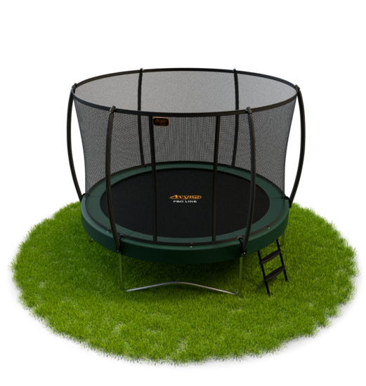 Avyna Trampoline Opbouw &Oslash;305 met veiligheidsnet | Groen