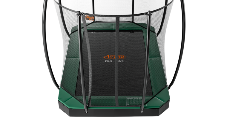 Avyna Trampoline FlatLevel 380x255 (238) met net | Groen