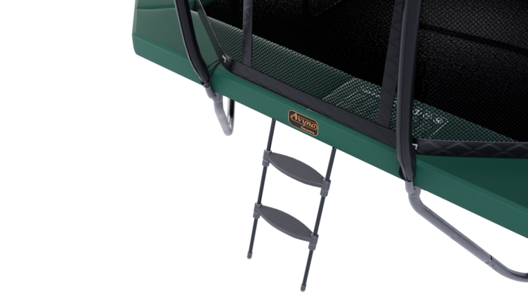 Avyna Trampoline Opbouw 520x305 (352) met net &ndash; Groen