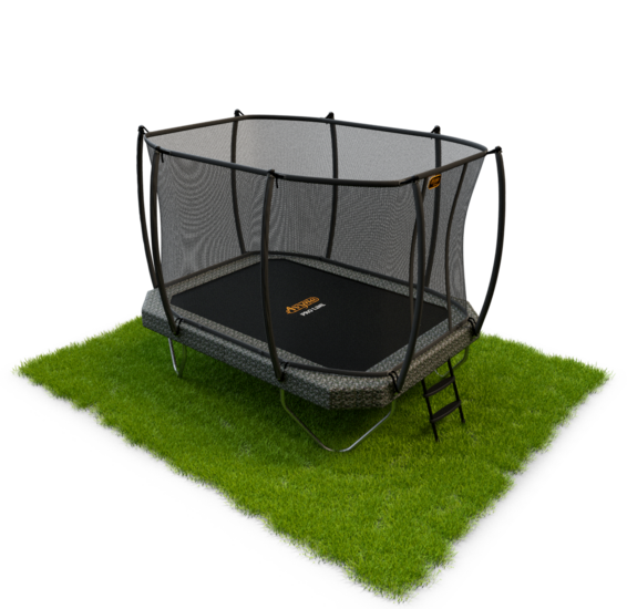 Opbouw Trampoline met Net 380x255 Camouflage | Avyna