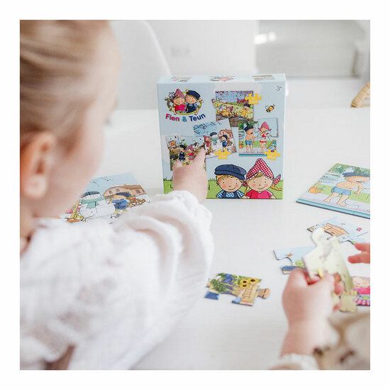 Fien &amp; Teun Puzzel 4in1