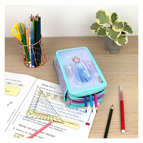 3-Vaks Gevulde Etui Disney Frozen