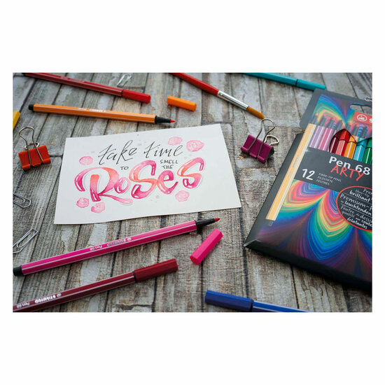 STABILO Pen 68 Viltstiften ARTY, 12st.