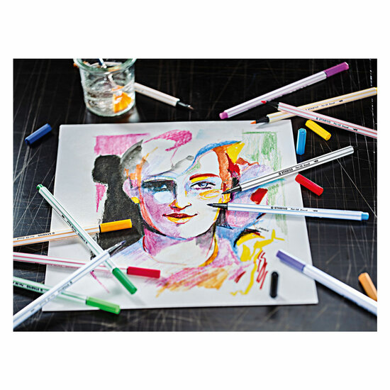 STABILO Pen 68 ARTY Viltstiften, 30st.