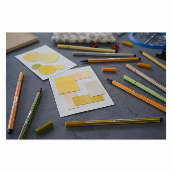 STABILO Pen 68 Viltstiften, 10st.