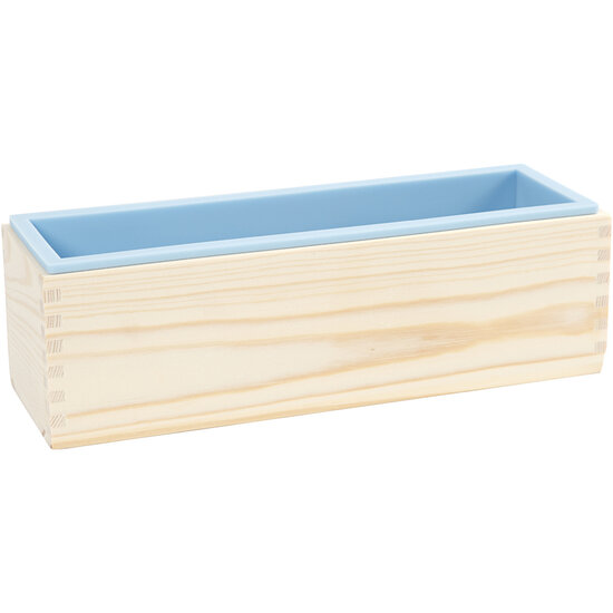 Silicone Vorm in een Houten Box, 1500ml
