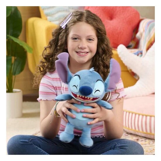 Stitch Crack Me Up Lachende Knuffel Pluche, 35cm