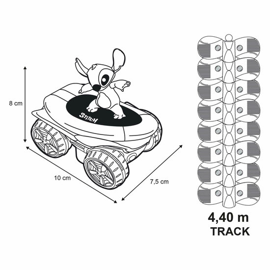 Smoby Stitch Flextreme Racebaan Set