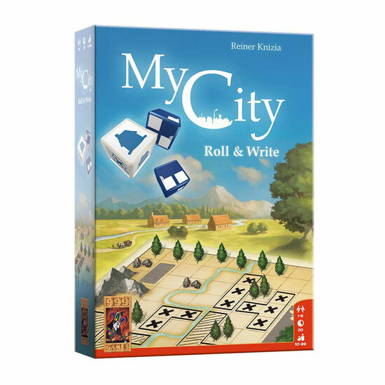 999 Games My City Roll &amp; Write Dobbelspel