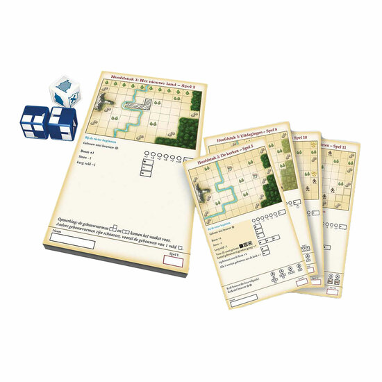999 Games My City Roll &amp; Write Dobbelspel