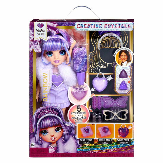 Rainbow High Crystal Fashion Modepop - Violet