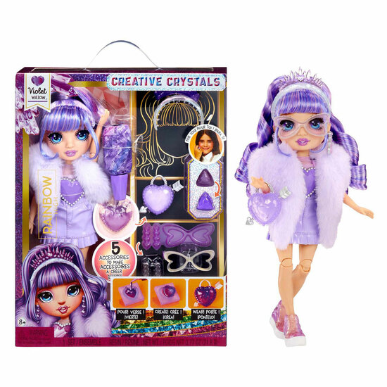 Rainbow High Crystal Fashion Modepop - Violet