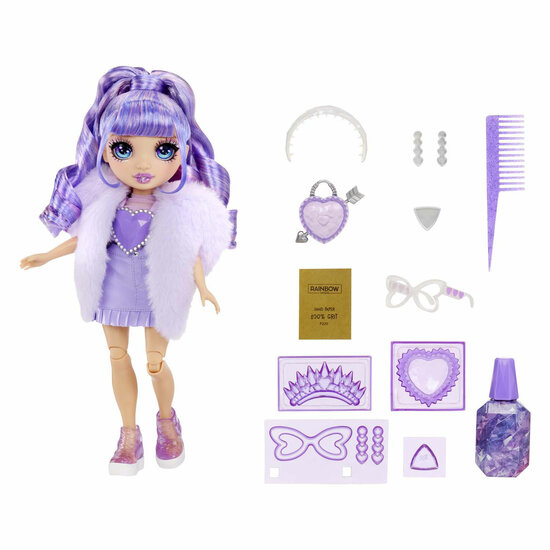 Rainbow High Crystal Fashion Modepop - Violet