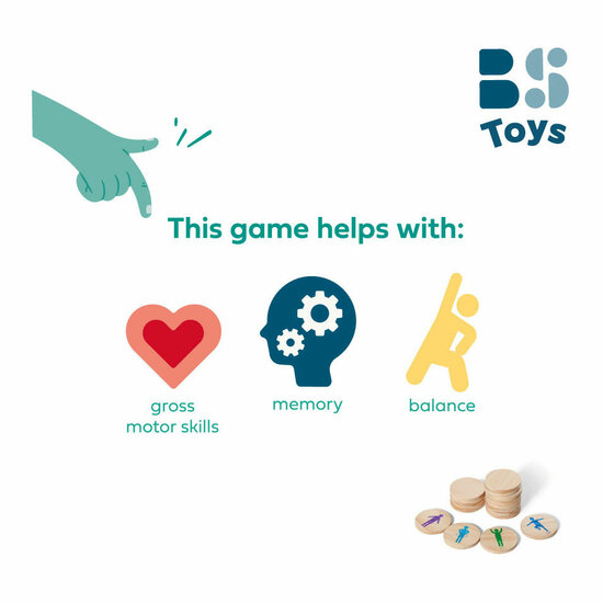 BS Toys Moves Beweegspel, 18dlg.