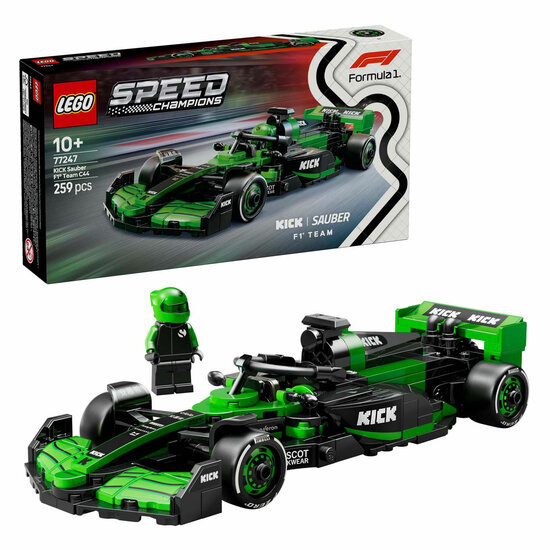 LEGO Speed Champions 77247 KICK Sauber F1 Team C44 Racewagen