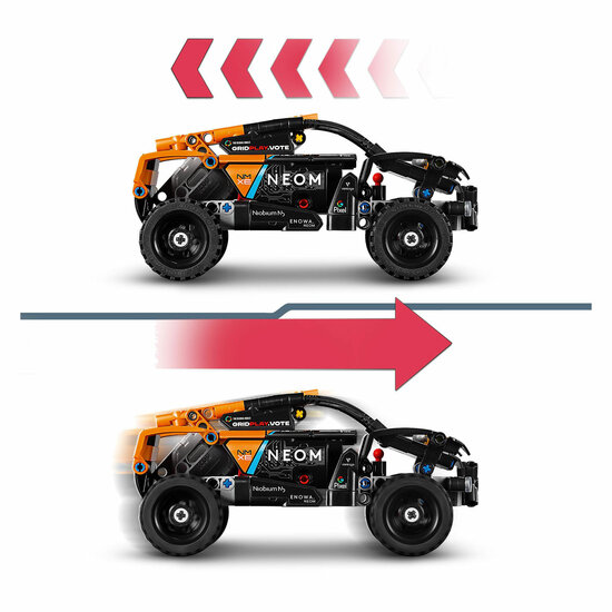 LEGO Technic 42166 Neom Mclaren Extreme E Racewagen