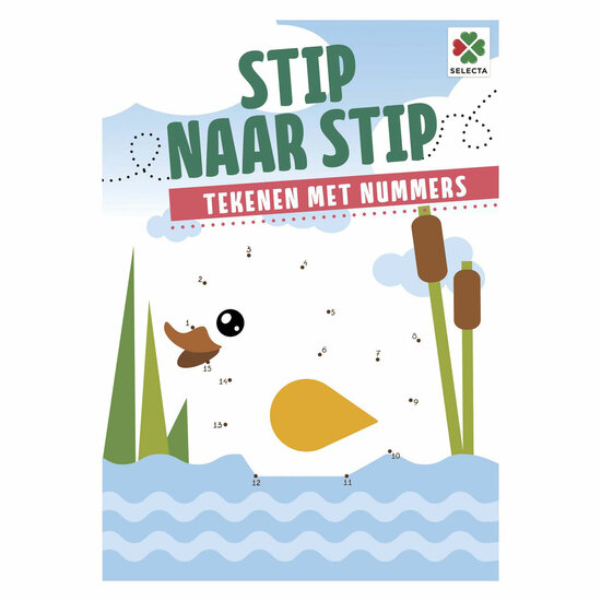 Stip naar Stip Tekenen met Nummers Doeboek