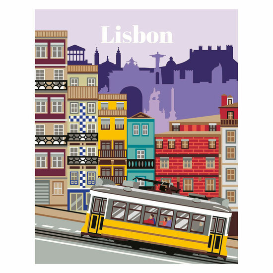 CreArt Schilderen op Nummer - Lissabon