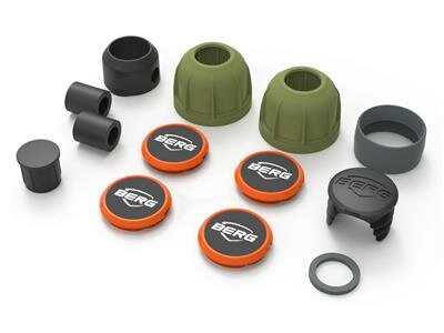 Berg Buzzy kunststof onderdelen retro green - reserveparts go-kart