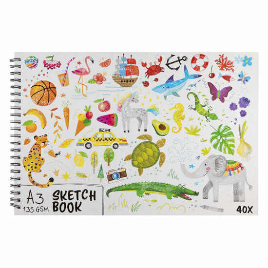 Schetsboek A5, 40 Vellen