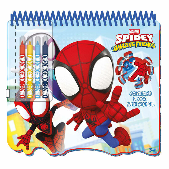 Spidey Stencil Tekenblok