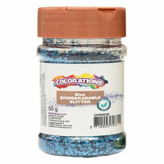 Colorations - Biologisch Afbreekbare Glitter Blauw - 50g