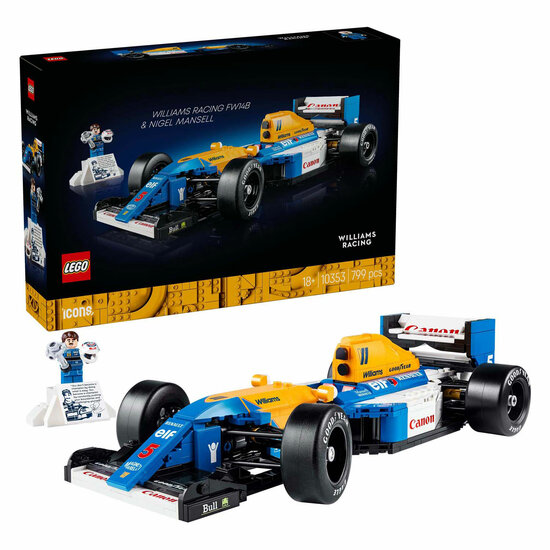 LEGO ICONS 10353 Williams Racing FW14B en Nigel Mansell
