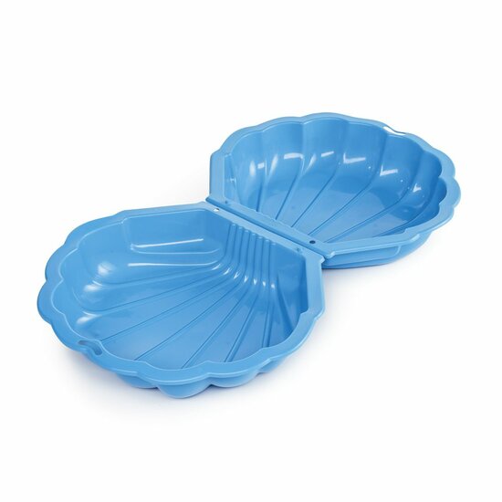 Paradiso Zomertrend Zandbak schelp blauw 80 x 87 x 170 cm ,speelgoed
