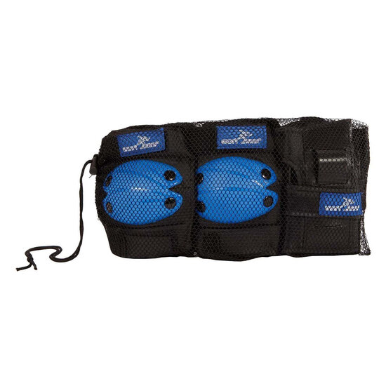 Street Rider Beschermset M - Blauw, 6dlg.