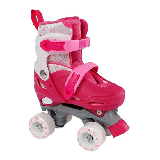 Street Rider Rolschaatsen Roze Verstelbaar, Maat 31-34