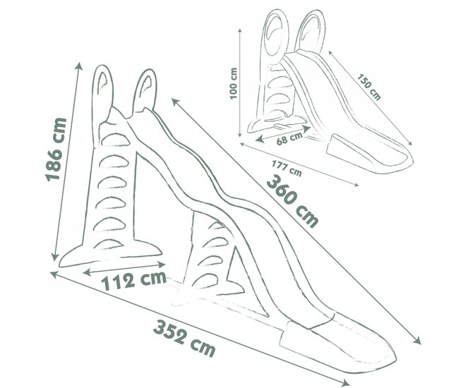 Smoby  Super Megagliss glijbaan