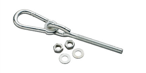 Schommelhaak M12x100 karabijnhaak