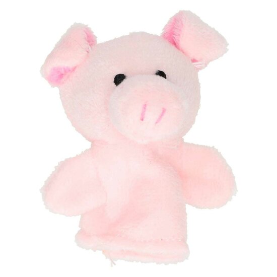 Goki Pluche Vingerpop Dier, 6st.