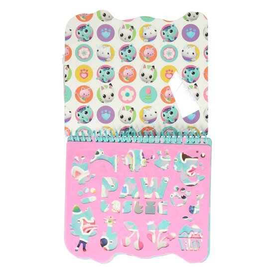 Gabby's Poppenhuis Kleurblok met Stiften en Sjablonen