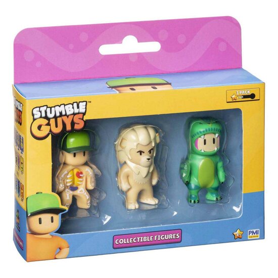 Stumble Guys Actiefiguren, 3-pack