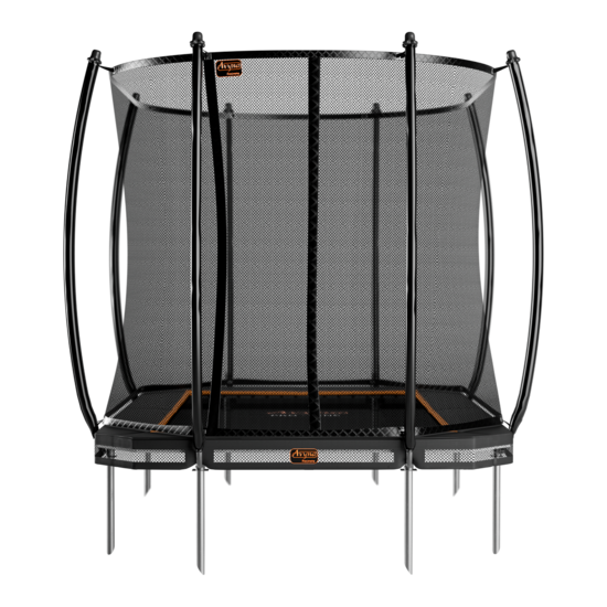 Avyna Trampoline InGround 380x255 (238) met net | Zwart