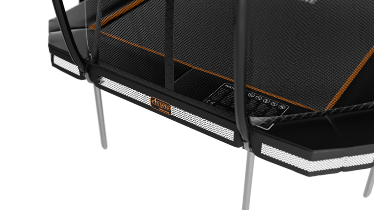 Avyna Trampoline InGround 380x255 (238) met net | Zwart