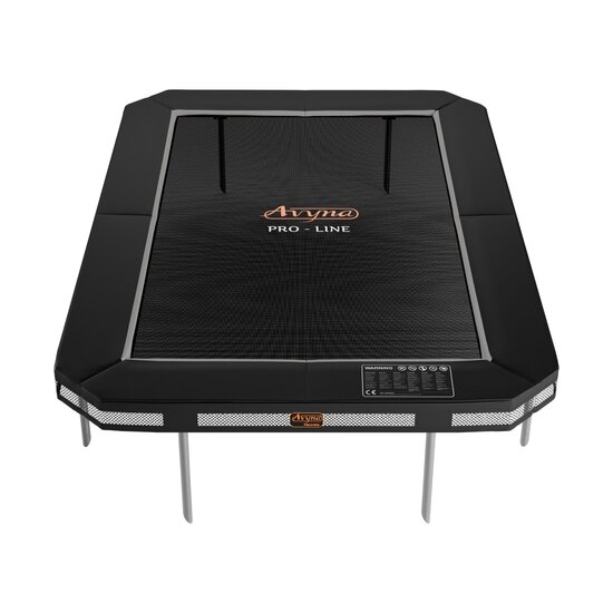 Avyna Trampoline InGround 380x255 (238) met net | Zwart