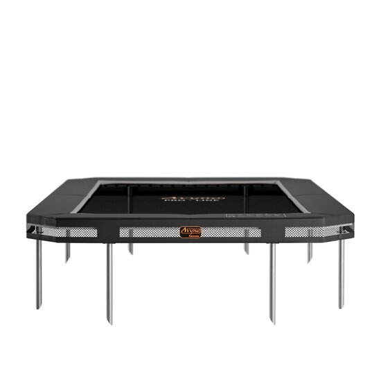 Avyna Trampoline InGround 380x255 (238) met net | Zwart
