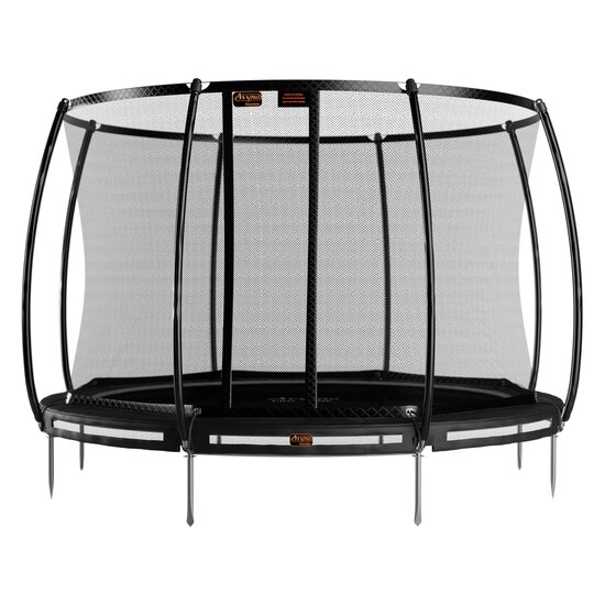 Avyna Trampoline InGround &Oslash;365 met veiligheidsnet | Zwart