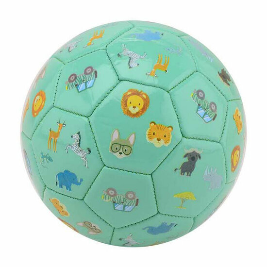 Happy World Kunstlederen Speelbal Blauw, 14cm