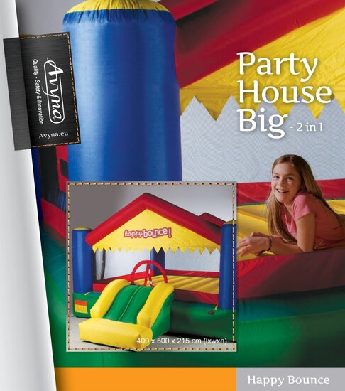 Springkussen Party House Big (SK04) | Avyna