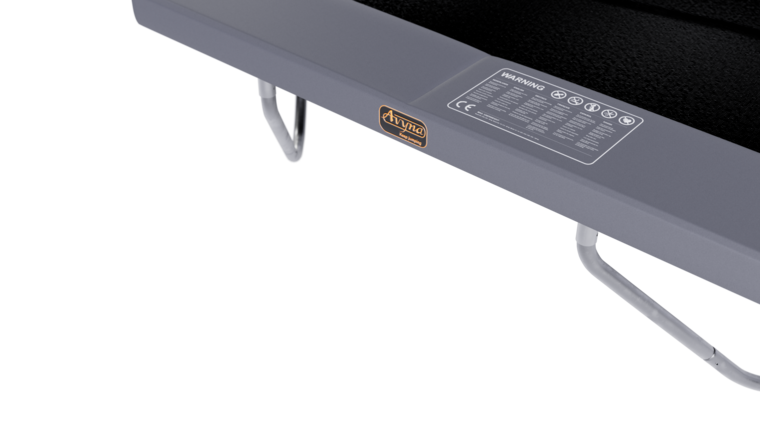 Trampoline Rand Opbouw 520x305 Grijs | Avyna