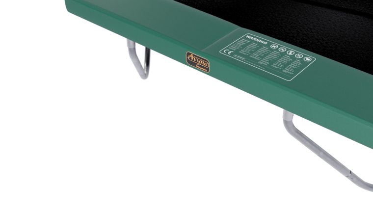 Trampoline Rand Opbouw 520x305 Groen | Avyna