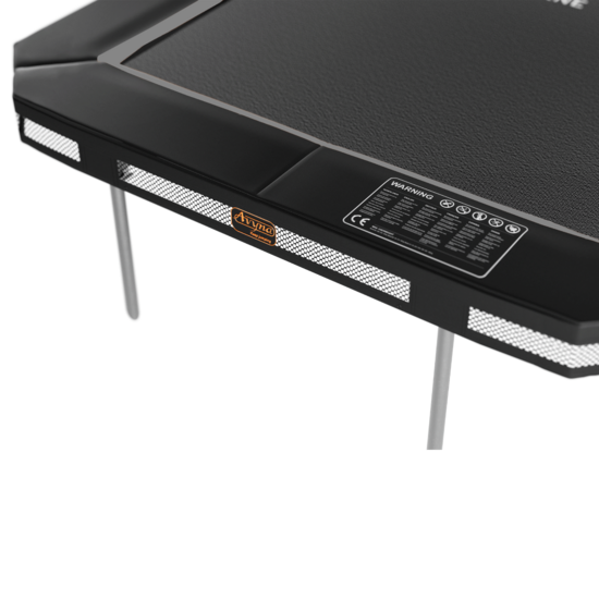 Trampoline Rand InGround 380x255 Zwart | Avyna