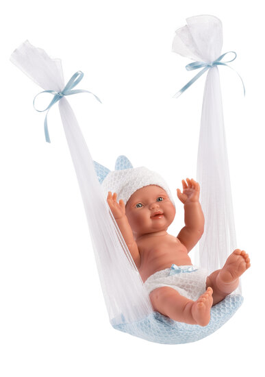 Llorens Pop Jongen Met Muts En Broekje Roze  Bebita Columpio Rosa 26Cm