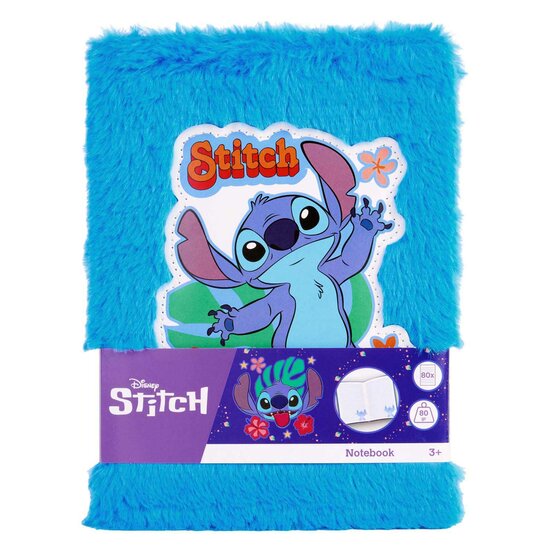 Stitch Pluche Notitieboek Lichtblauw
